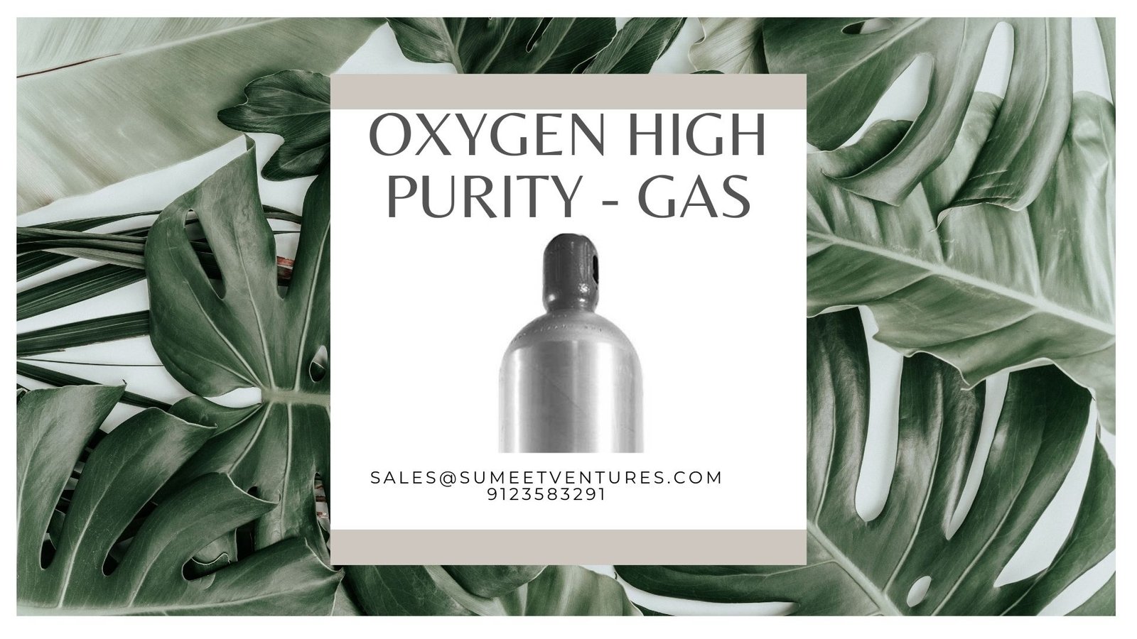 Oxygen - High Purity 99.999%